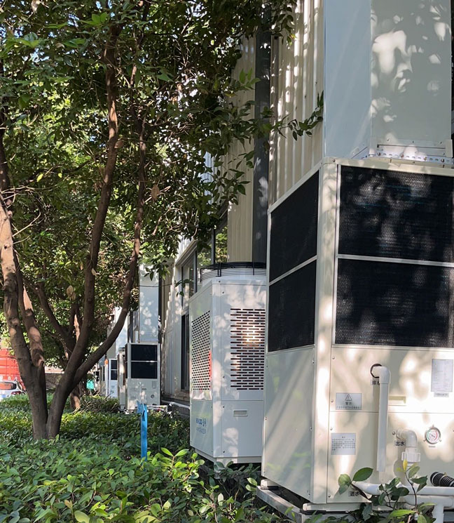 汽車配件廠車間降溫安裝蒸發(fā)冷省電空調管道機-崗位定點降溫,省電省錢