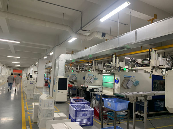 蒸發冷水源節能空調（蒸發冷省電空調立式管道機）應用車間案例