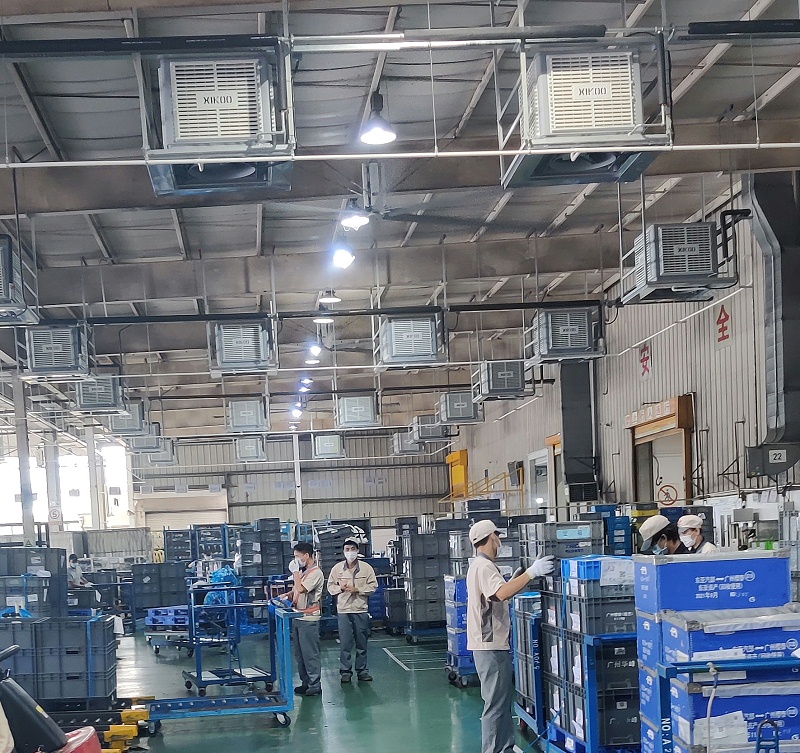 冷風機環?？照{廠房車間案例