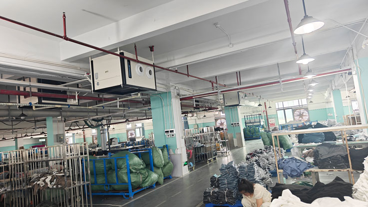 星科射流空調(diào)，應(yīng)用制衣廠制冷降溫