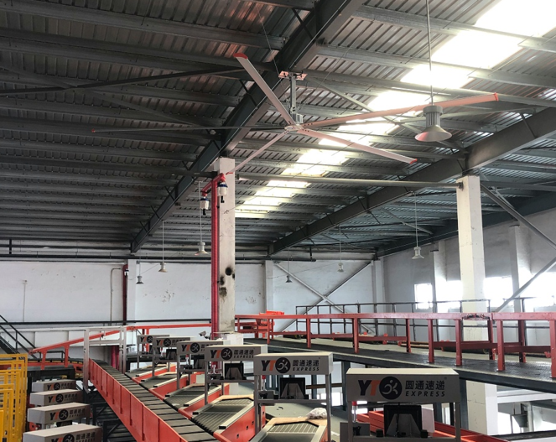 工廠降溫可采用工業大風扇